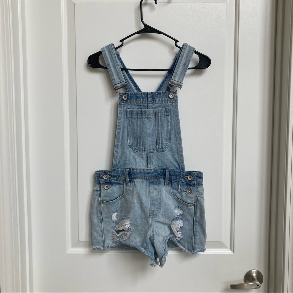 Denim Forever 21 short overalls